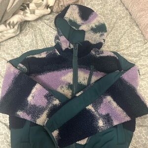 Multicolor zip up
